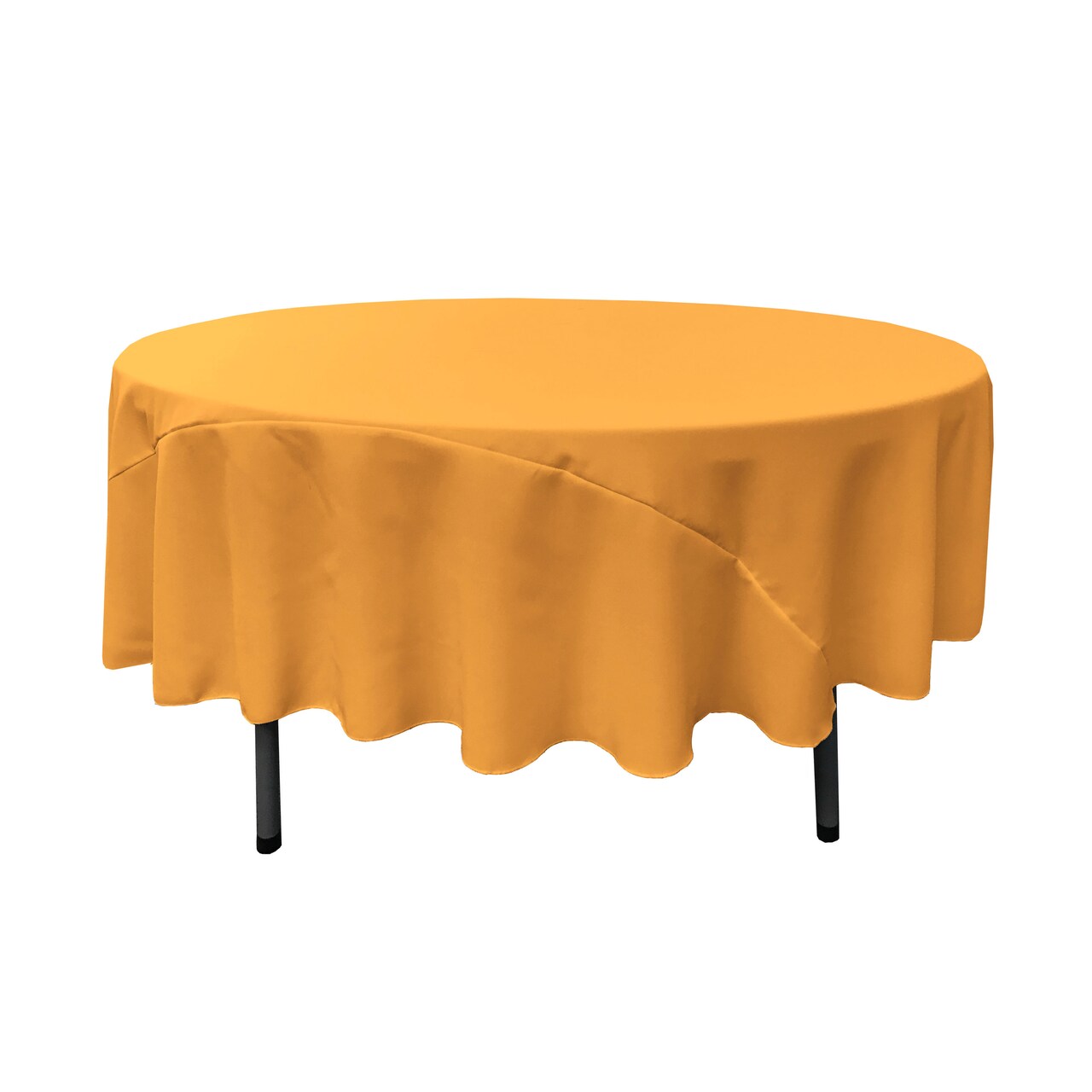 90 Inch Round Tablecloth Polyester Poplin Wrinkle Resistant Stain Resistant